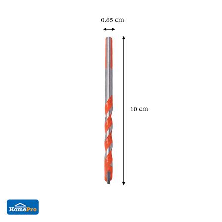 ดอกเจาะอเนกประสงค์ MATALL UTILITY DRILL BIT 6.5 6.5X100 มม._3
