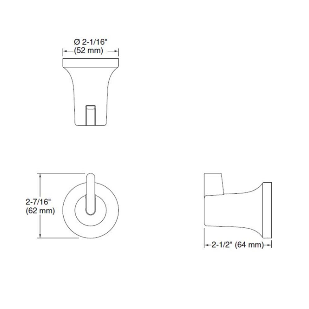 ขอแขวนผ้า KOHLER K-R26695-BL สีดำ