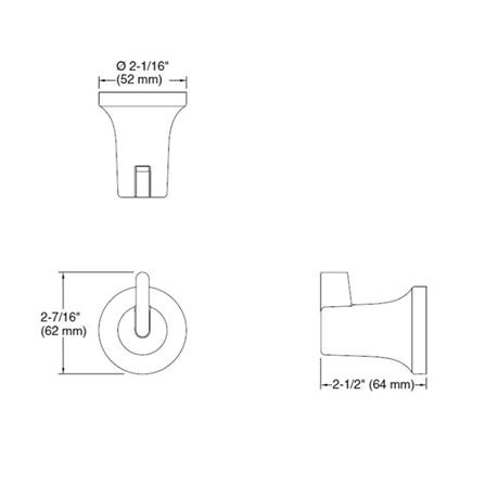 ขอแขวนผ้า KOHLER K-R26695-BL สีดำ_1