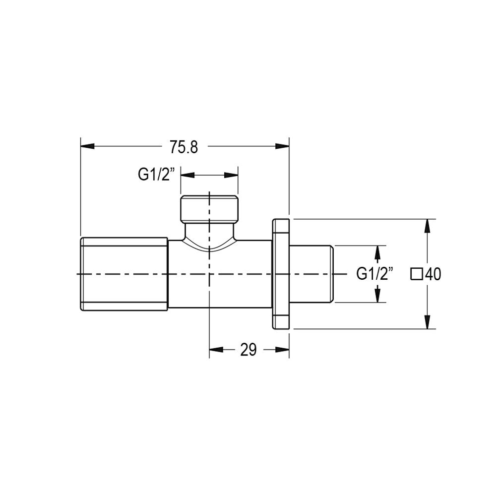 สต๊อปวาล์ว KOHLER K-80158X-9-BL