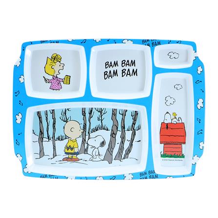 ถาดหลุมเมลามีน 12" SUPERWARE SNOOPY BAM BAM
