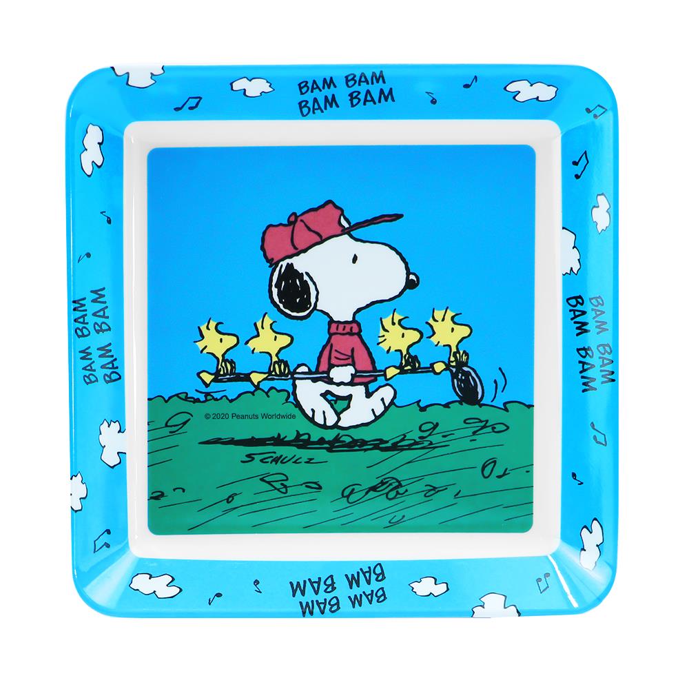 จานเมลามีนเหลี่ยม 6" SUPERWARE SNOOPY BAM BAM
