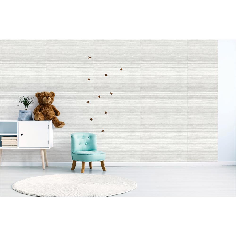 สติกเกอร์โฟม DIY STIXMATE CT-01 28x56 ซม. สีน้ำตาลอ่อน แพ็ก 2 ชิ้น