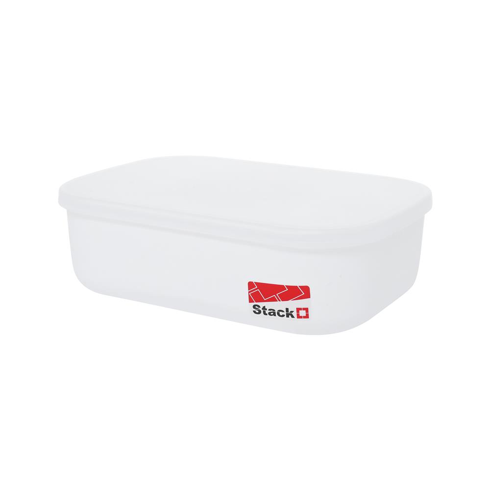 กล่องฝาปิด STACKO 63515 S CALLA 18x26.5x8 ซม. สีขาว