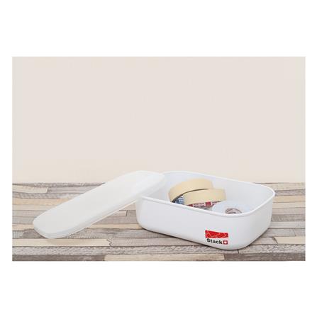 กล่องฝาปิด STACKO 63515 S CALLA 18x26.5x8 ซม. สีขาว_3