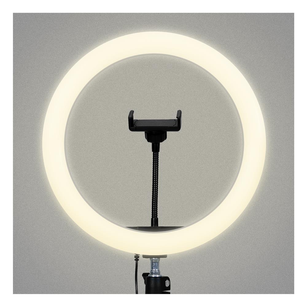 ไฟวงแหวน ตั้งพื้น LED CARINI BO-BT21D สีขาว/ดำ