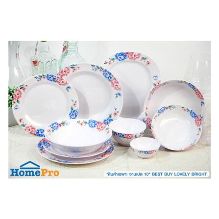 จานเมลามีนเปล  10