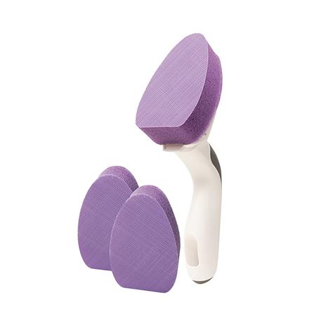 แปรงทำความสะอาดเตาไฟฟ้าพร้อมด้ามจับ SCOTCH-BRITE สีม่วง_0