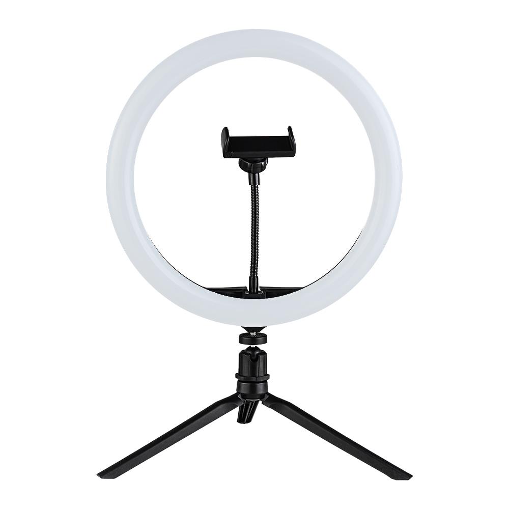 ไฟวงแหวน ตั้งโต๊ะ LED CARINI BO-BT22D สีขาว/ดำ