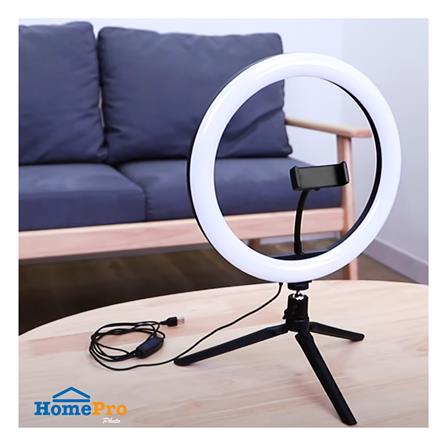 ไฟวงแหวน ตั้งโต๊ะ LED CARINI BO-BT22D สีขาว/ดำ_6