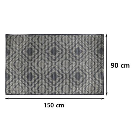 พรม ME LIVING CORNER 90X150 ซม. สีเทา_5