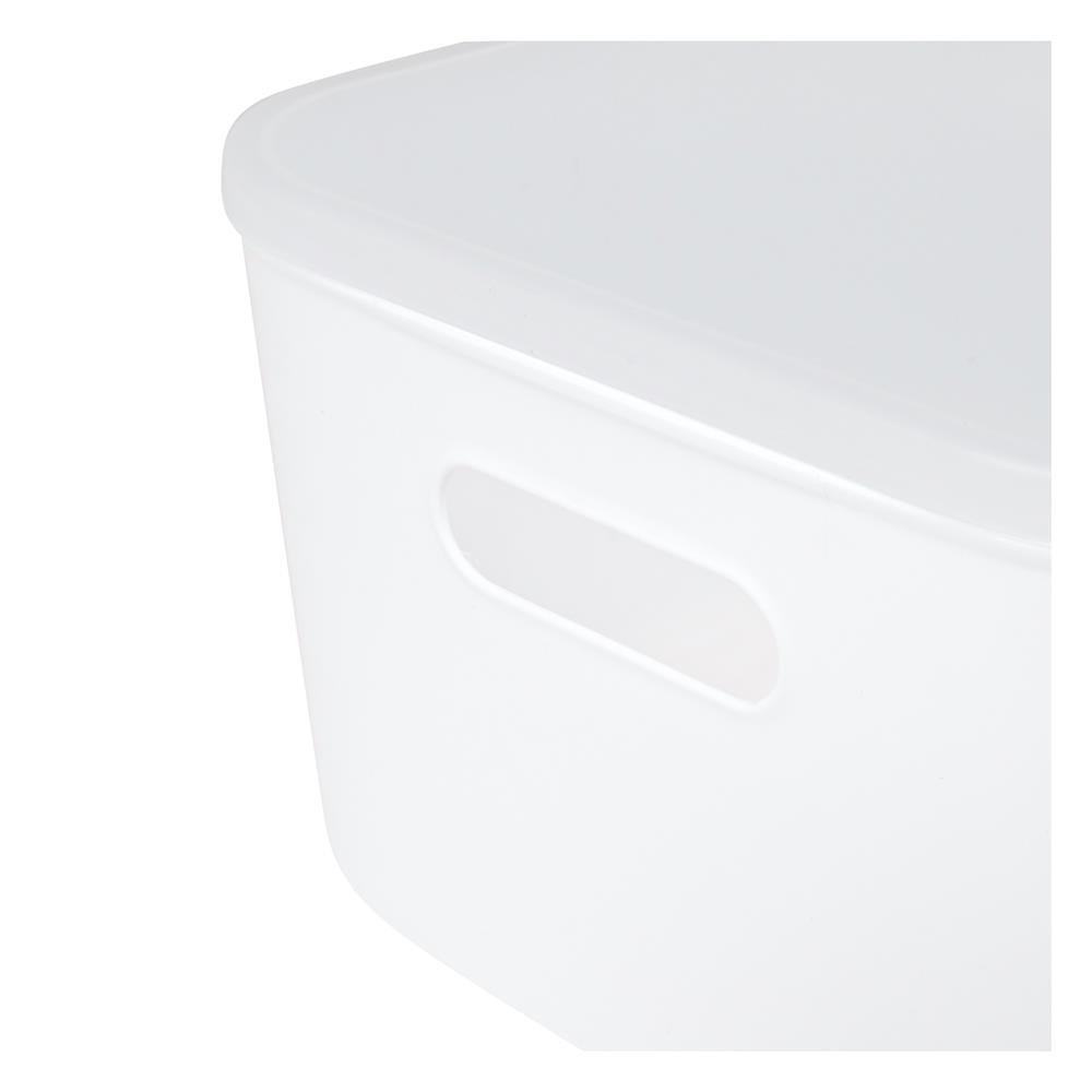 กล่องฝาปิด STACKO 63493 M CALLA 26x37x16 ซม. สีขาว