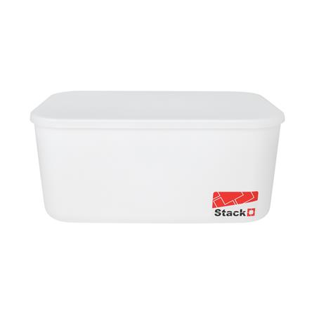 กล่องฝาปิด STACKO 63493 M CALLA 26x37x16 ซม. สีขาว_1