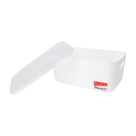 กล่องฝาปิด STACKO 63493 M CALLA 26x37x16 ซม. สีขาว_2