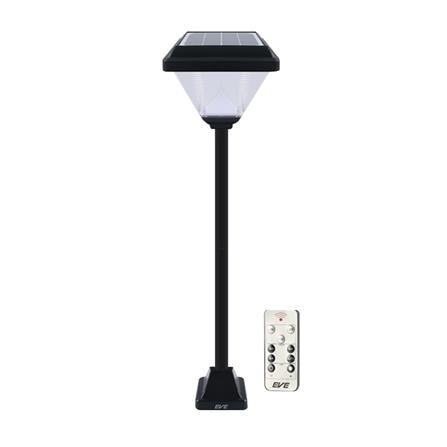 ไฟหัวเสา SOLAR EVE 595545 2 วัตต์ COOLWHITE DAYLIGHT WARMWHITE สีดำ_1