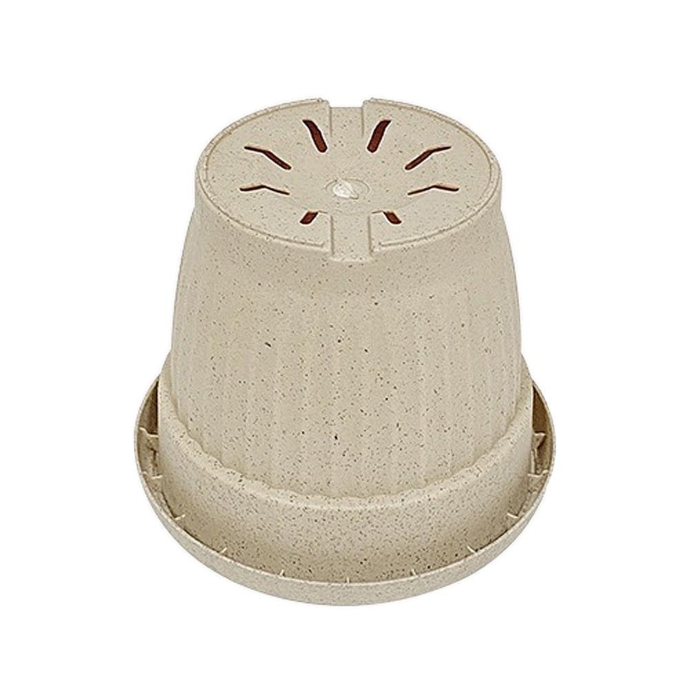 กระถางชีวภาพย่อยสลาย SPRING LOUIS 15 ซม. สีน้ำตาลอ่อน