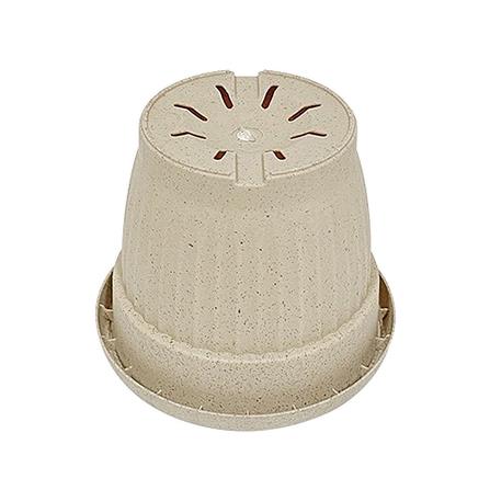 กระถางชีวภาพย่อยสลาย SPRING LOUIS 15 ซม. สีน้ำตาลอ่อน_2