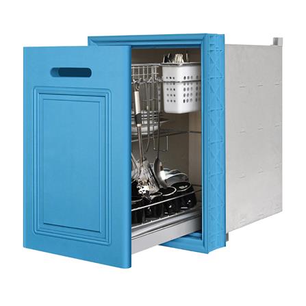 ตู้ลิ้นชักตะแกรง KING PLATINUM 49x68.8 ซม. สี FROSTY_1