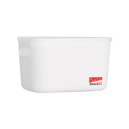 กล่องฝาปิด STACKO 63492 M CALLA 18x26.5x16 ซม. สีขาว_1