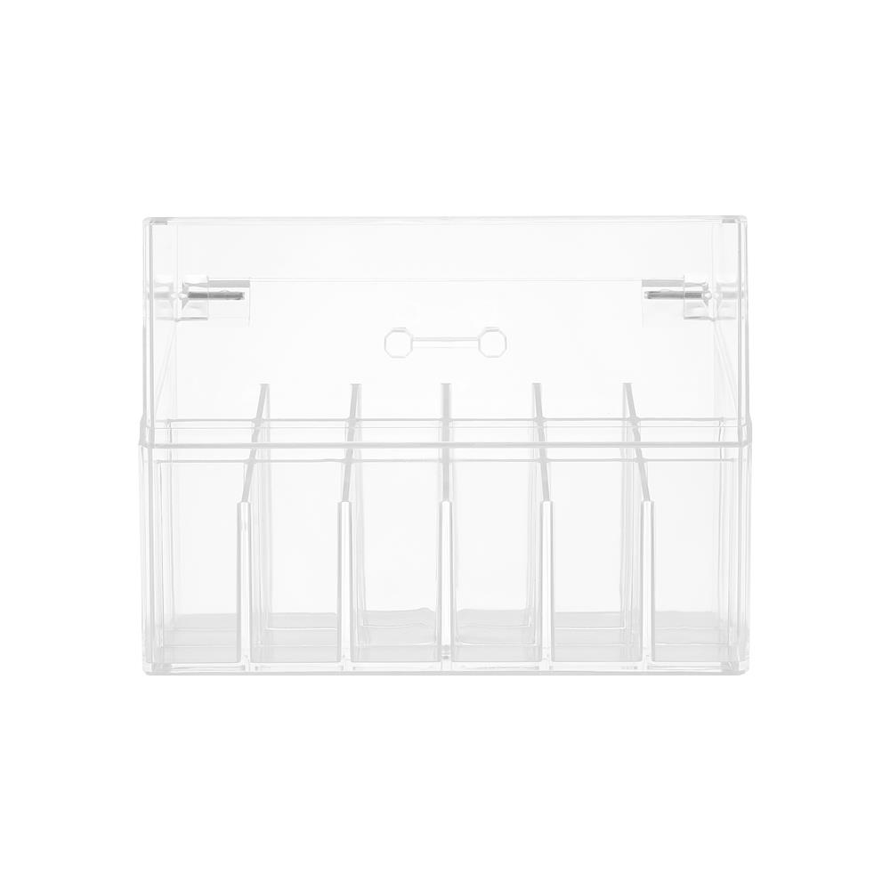 อุปกรณ์จัดเก็บเครื่องสำอาง ช่องใส่ลิปสติก 18 ช่อง STACKO GLOSSY 16.5x8.3x12.3 ซม. สีใส