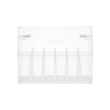 อุปกรณ์จัดเก็บเครื่องสำอาง ช่องใส่ลิปสติก 18 ช่อง STACKO GLOSSY 16.5x8.3x12.3 ซม. สีใส_1