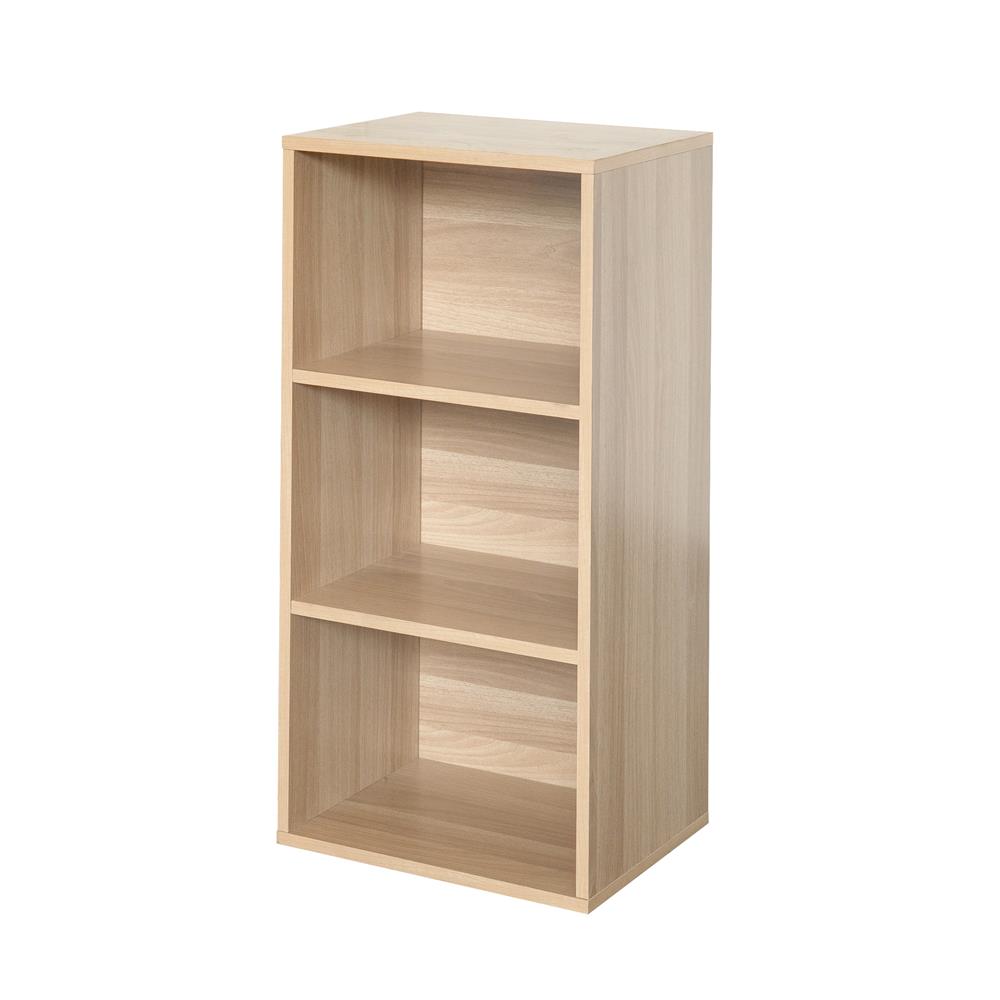 ตู้เตี้ยบานโล่ง 3 ช่อง FURDINI FINN 40 ซม. สีไวท์โอ๊ค