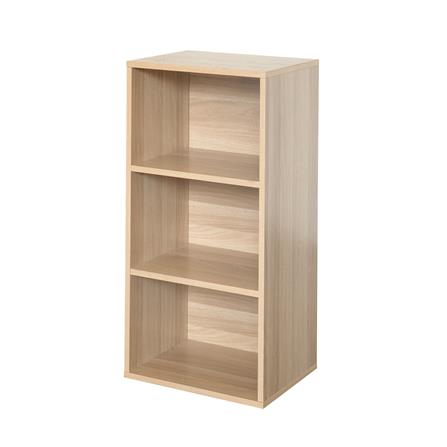 ตู้เตี้ยบานโล่ง 3 ช่อง FURDINI FINN 40 ซม. สีไวท์โอ๊ค_0