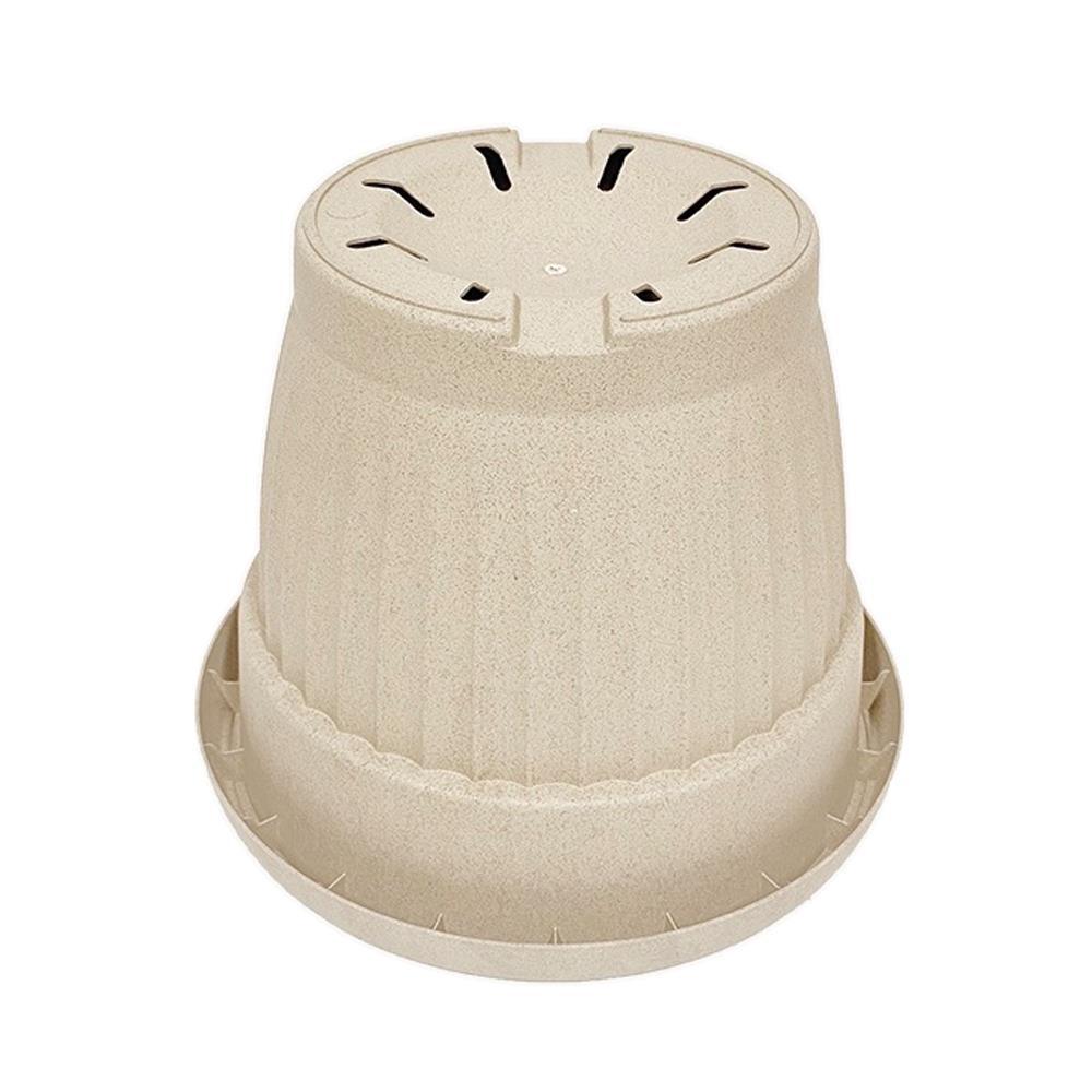 กระถางชีวภาพย่อยสลาย SPRING LOUIS 25 ซม. สีน้ำตาลอ่อน