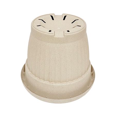 กระถางชีวภาพย่อยสลาย SPRING LOUIS 25 ซม. สีน้ำตาลอ่อน_2