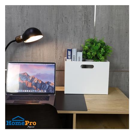 กล่องเก็บของ ทรงสูง STACKO BALLI 32.9x25.2x24.2 ซม. สีขาว_2