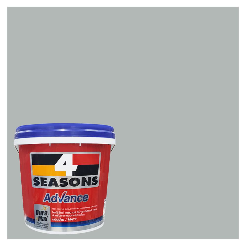 สีน้ำทาภายนอก TOA 4 SEASONS ADVANCE #8314 สี WINTRY GREY  ด้าน 2.5 แกลลอน