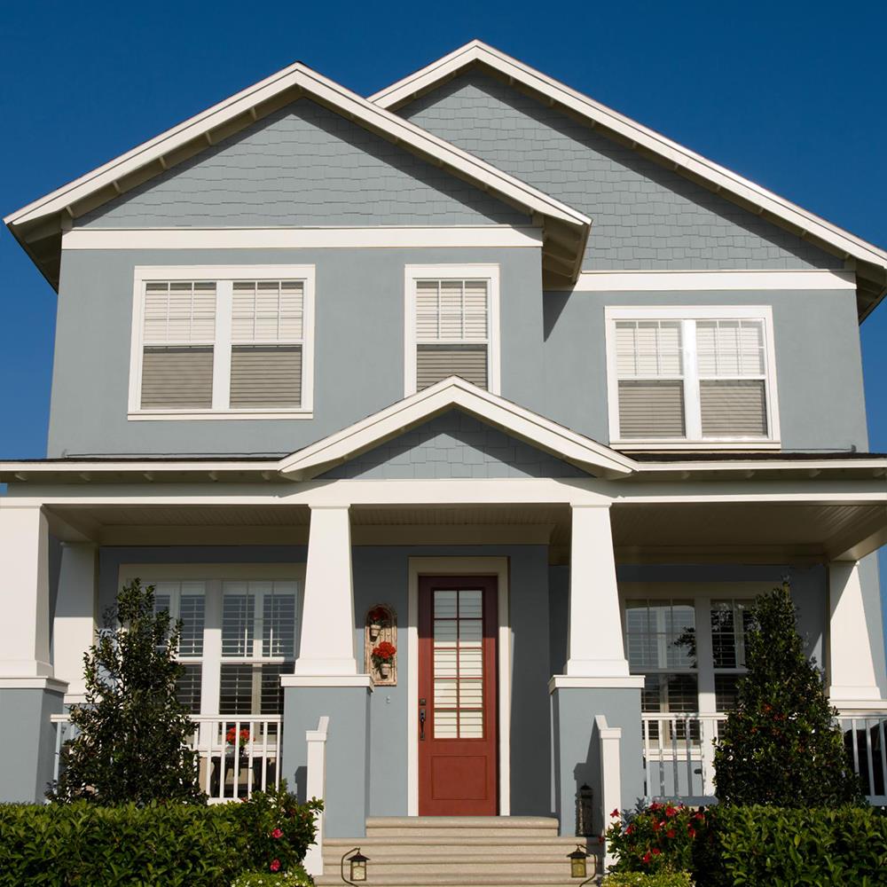 สีน้ำทาภายนอก TOA 4 SEASONS ADVANCE #8314 สี WINTRY GREY  ด้าน 2.5 แกลลอน