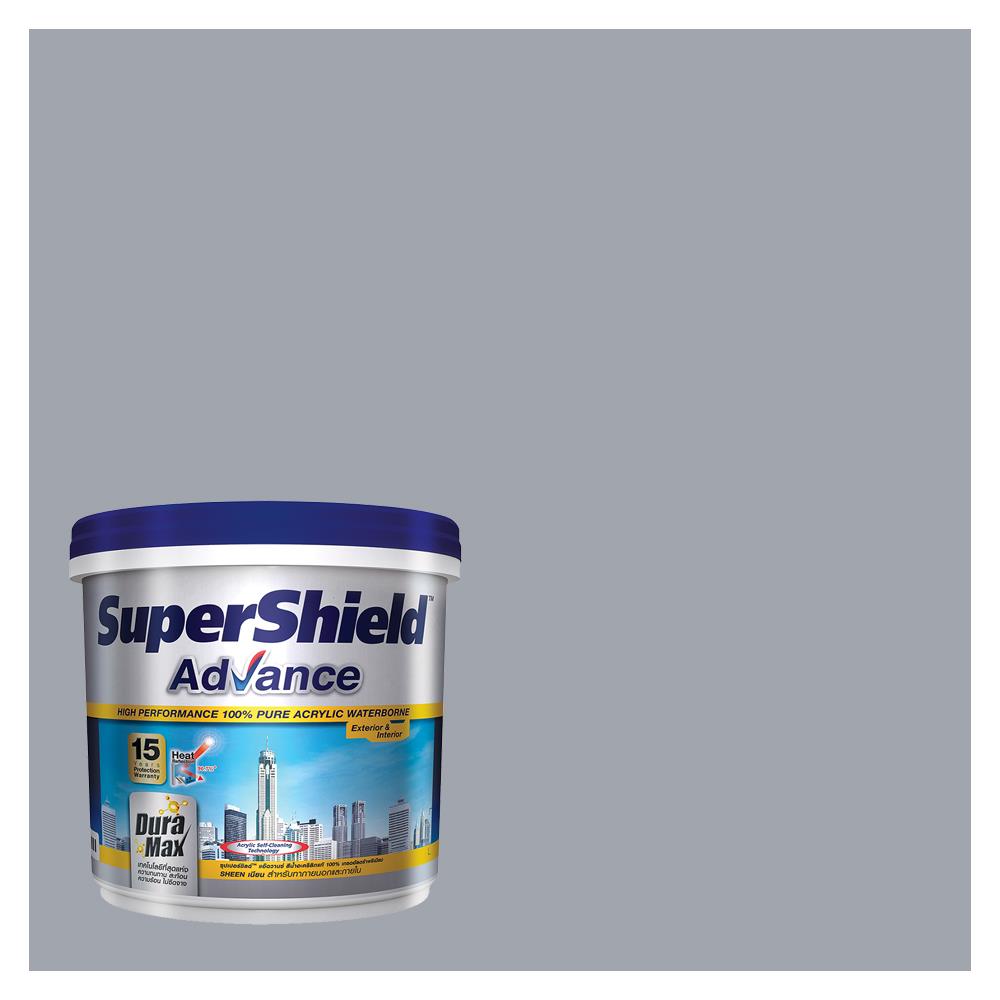 สีน้ำทาภายนอก TOA SUPERSHIELD ADVANCE 8249 สี BETHEL GREY เนียน 9 ลิตร