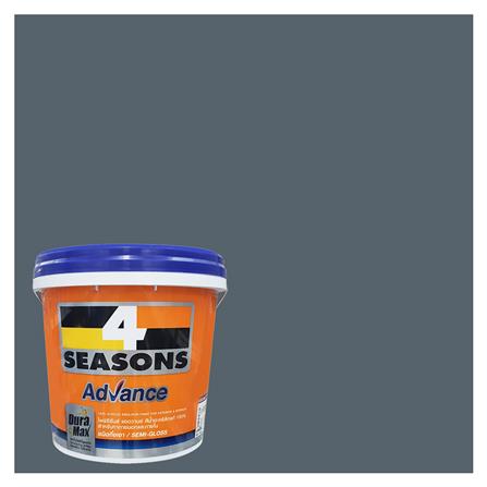 สีน้ำทาภายนอก TOA 4 SEASONS ADVANCE 8262 สี BLUE LAKE กึ่งเงา 2.5 แกลลอน_0