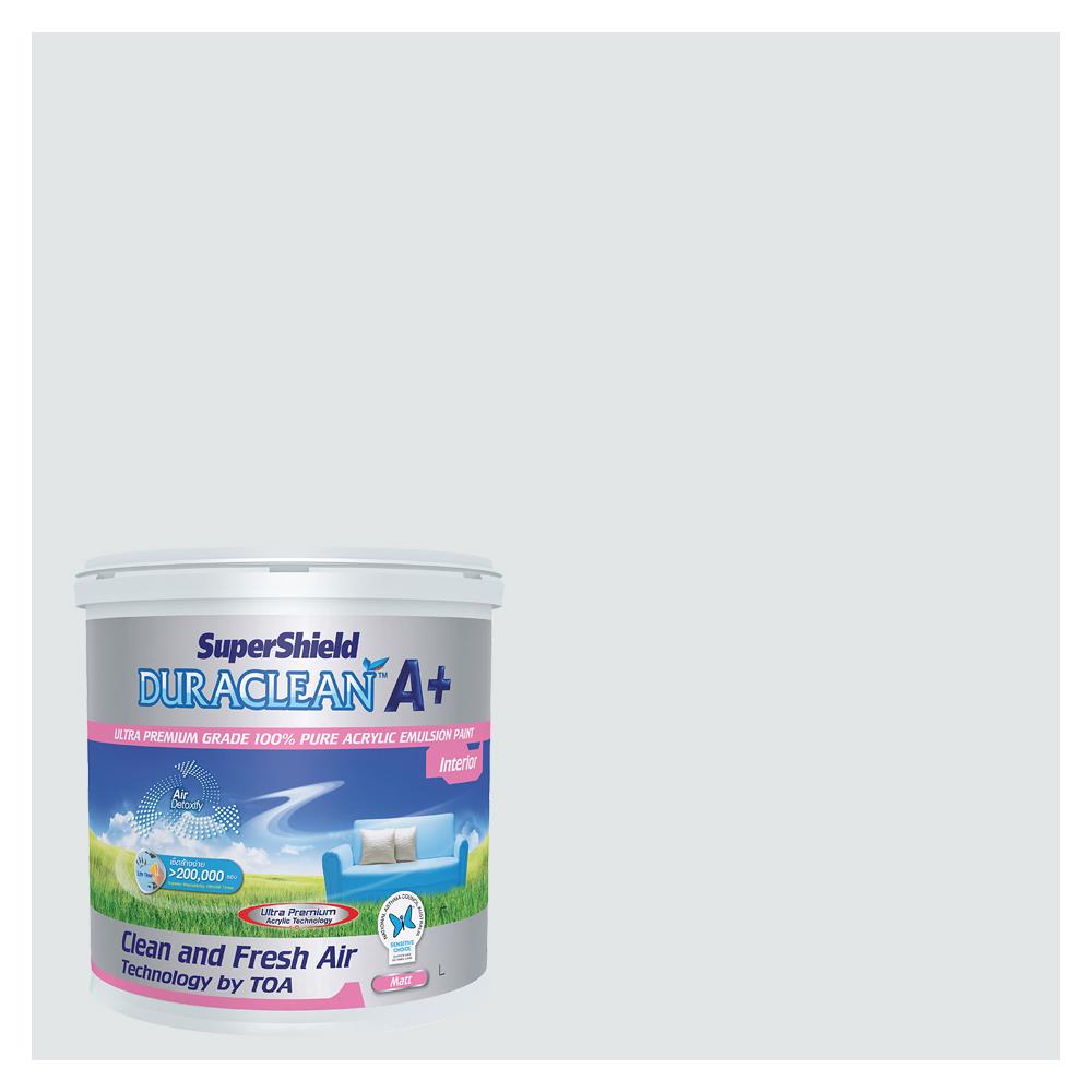 สีน้ำทาภายใน TOA SUPERSHIELD DURACLEAN A PLUS #8276 สี SNIPPET OF BLUE ด้าน 2.5 แกลลอน