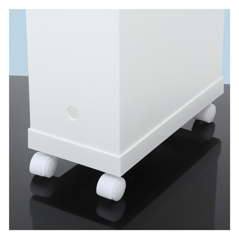 ล้อกล่องเก็บของ 4 ล้อ BALLI 12x6x9 ซม. สีขาว