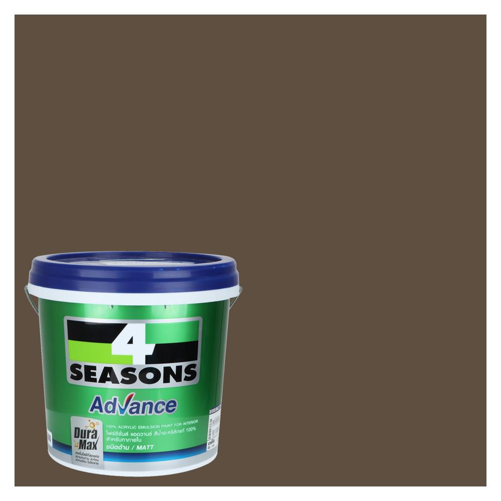 สีน้ำทาภายใน TOA 4 SEASONS ADVANCE #8757 สี COFFEE CONNOISSEUR ด้าน 2.5 แกลลอน