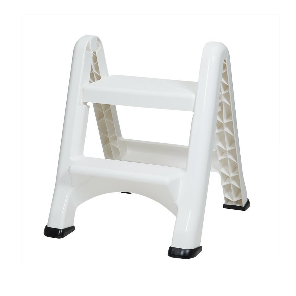 บันไดพลาสติก 2 ขั้น MATALL สีขาว