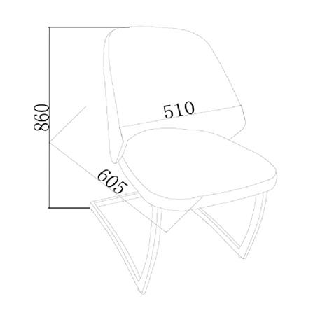 เก้าอี้ห้องอาหาร FURDINI REST สีแทน/เทาเข้ม_6