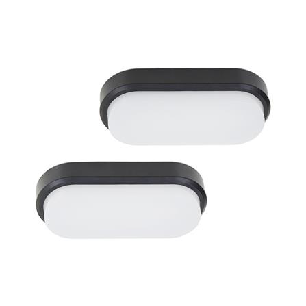 ไฟผนังภายนอก LED CARINI BO-G4126P 15 วัตต์ DAYLIGHT สีดำ (แพ็ก 2 ชิ้น)_1