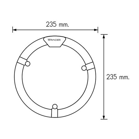 หลอด LED RACER MAGNET 3 COLORS ULTRA WIDE 24 วัตต์ COOLWHITE DAYLIGHT WARMWHITE_6