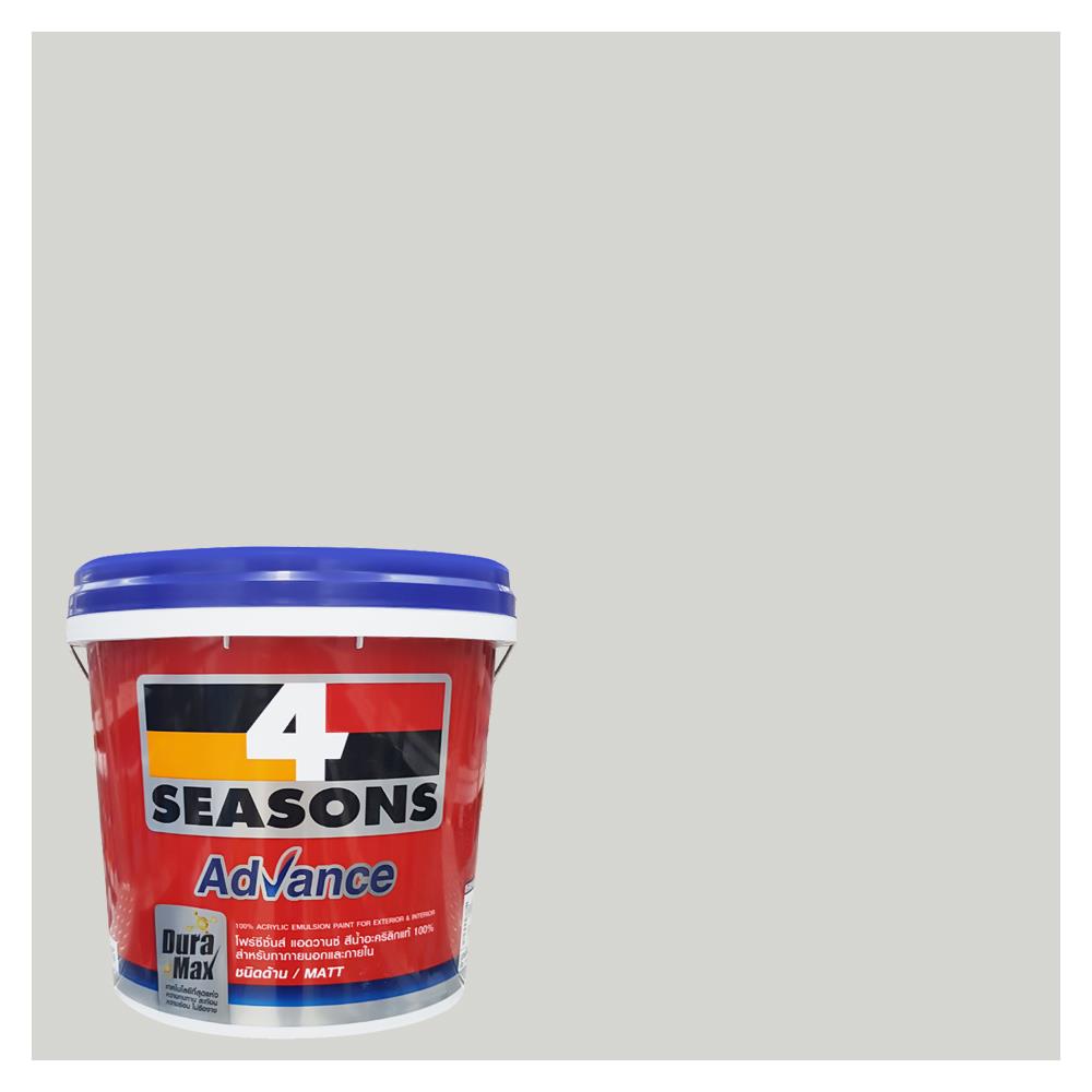 สีน้ำทาภายนอก TOA 4 SEASONS ADVANCE 8308 สี WHISPERING SMOKE ด้าน 2.5 แกลลอน