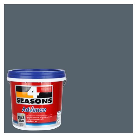 สีน้ำทาภายนอก TOA 4 SEASONS ADVANCE 8262 สี BLUE LAKE ด้าน 2.5 แกลลอน_0