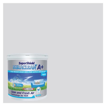 สีน้ำทาภายใน TOA SUPERSHIELD DURACLEAN A PLUS #8332 สี WIBERIAN SNOWFLAKE กึ่งเงา 2.5 แกลลอน_0