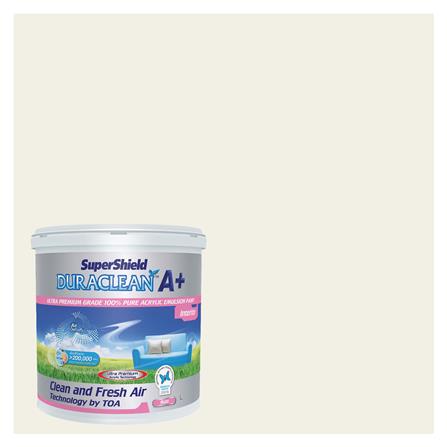 สีน้ำทาภายใน TOA SUPERSHIELD DURACLEAN A PLUS #8484 สี PALE FACE ด้าน 2.5 แกลลอน