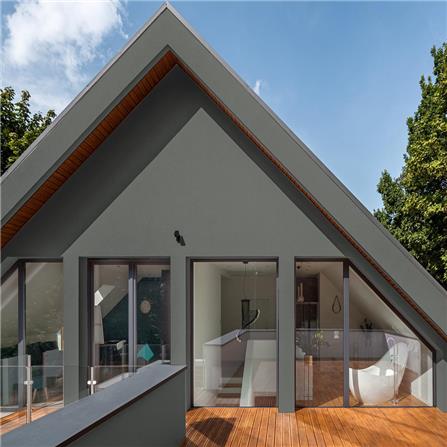 สีน้ำทาภายนอกTOA 4 SEASONS ADVANCE 8328 สี SLIPPERY SHALE กึ่งเงา 2.5 แกลลอน_3