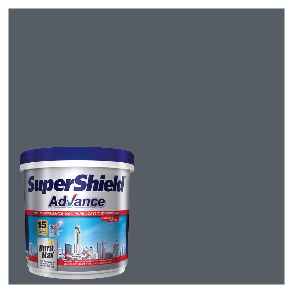 สีน้ำทาภายนอก ชนิดกึ่งเงา TOA SUPERSHIELD ADVANCE 8254 สี SMOKY HEARTH 9 ลิตร