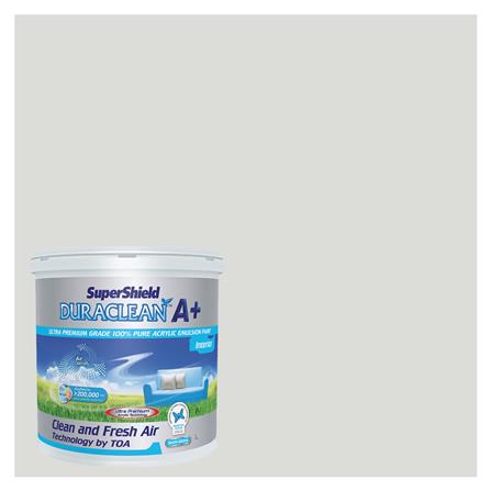 สีน้ำทาภายใน TOA SUPERSHIELD DURACLEAN A PLUS #8324 สี SILVER STREAM กึ่งเงา 2.5 แกลลอน_0