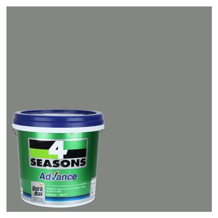 สีน้ำทาภายใน TOA 4 SEASONS ADVANCE #8328 สี SLIPPERY SHALE ด้าน 2.5 แกลลอน_0