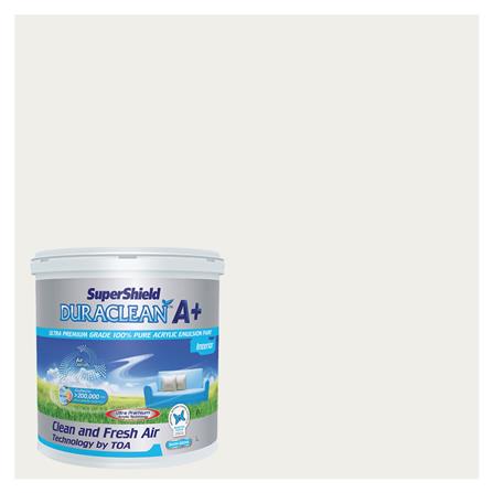 สีน้ำทาภายใน TOA SUPERSHIELD DURACLEAN A PLUS #8260 สี MERCURY กึ่งเงา 2.5 แกลลอน